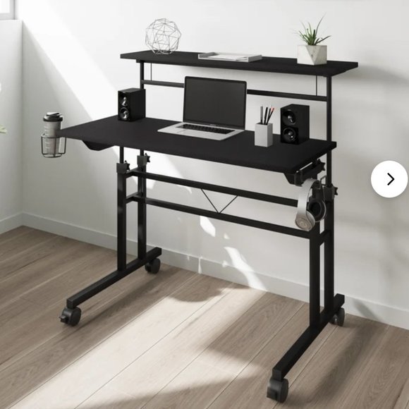 Rolling Writing Desk ( adjustable height) - Picture 1 of 3